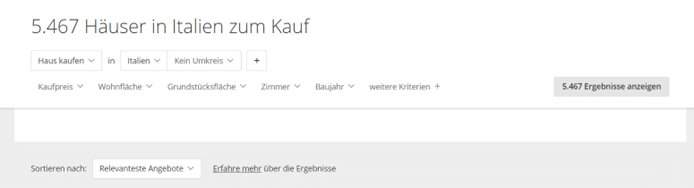 Häuser in Italien. zum Kauf