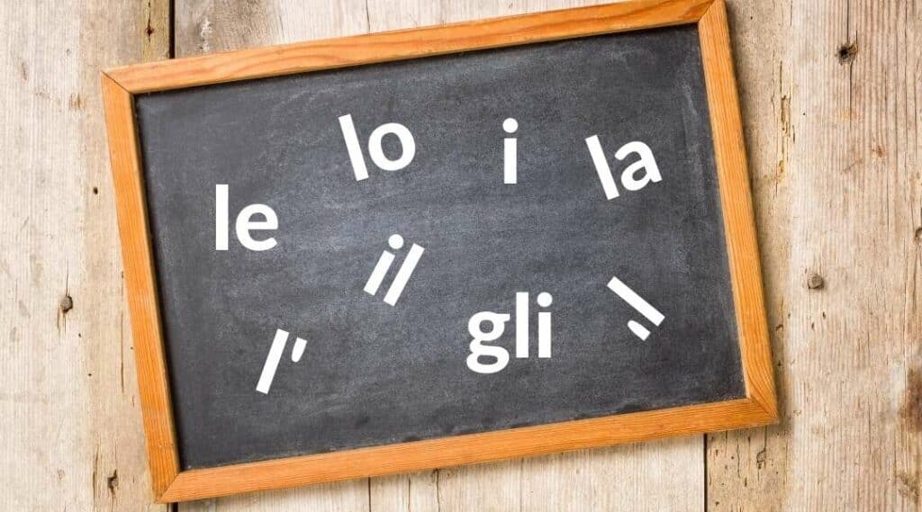 Italienische Artikel