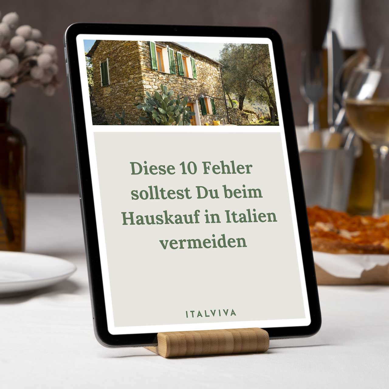 10 Fehler Immobilienkauf Italien vermeiden, Mock-Up